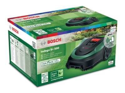 Robot tondeuse Bosch Indego S+500 500m² 19 cm sans fil