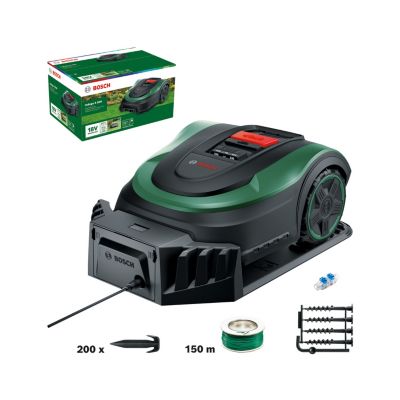 Robot tondeuse Bosch Indego S500 500m² 19 cm sans fil
