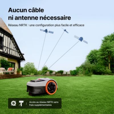 Robot tondeuse sans fil périphérique connecté Segway Navimow i206 AWD 600 m²