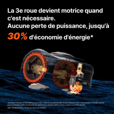 Robot tondeuse sans fil périphérique connecté Segway Navimow i206 AWD 600 m²
