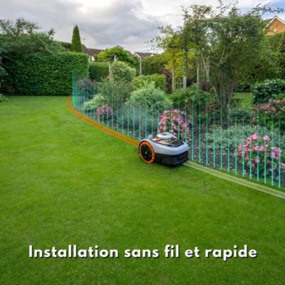 Robot tondeuse sans fil périphérique Segway Navimow I105E 500m² connectée