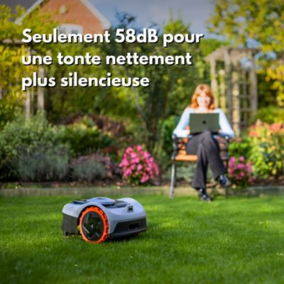 Robot tondeuse sans fil périphérique Segway Navimow I105E 500m² connectée
