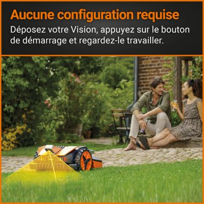 Robot tondeuse sans fil périphérique Worx Vision Landroid M800 800m²
