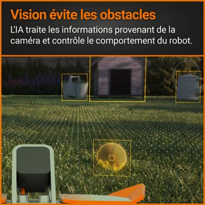 Robot tondeuse sans fil périphérique Worx Vision Landroid M800 800m²