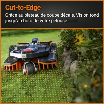 Robot tondeuse sans fil périphérique Worx Vision Landroid M800 800m²