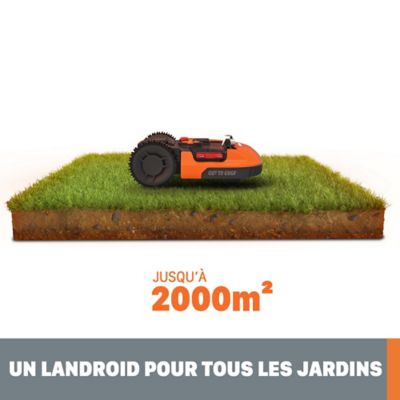 Robot tondeuse Worx WR155 L2000 Landroid 2000 m² 22 cm