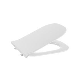 Roca Abattant The Gap SQUARE double Slim avec frein de chute - softclose, en Urea déclipsable, blanc (A801472003)