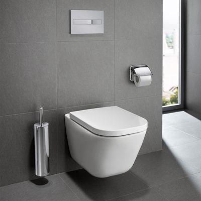 ROCA Pack Cuvette WC THE GAP suspendue sans bride - abattant frein ...