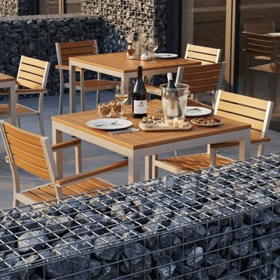 Roche Gris bleu pour gabion et aménagement (80/150 mm)-Big bag 1T - Gris bleu