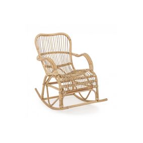 Rocking chair en rotin - CARMELIE