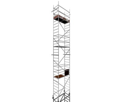 Rollfix 2 900 hauteur de travail 9 m roues echafaudage incluses 125 mm ancrages muraux