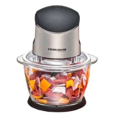 Rommelsbacher Multi Food Chopper 1l stainless steel black Schwarz MZ 400 (MZ 400)