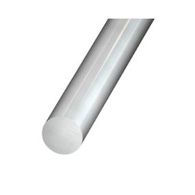 Rond aluminium brut ø6 mm, 1 m Argent