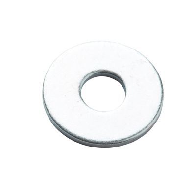 Lot De 10 Rondelles Plates Zinguées – Diamètre Intérieur 12 Mm – Extérieur 27 Mm