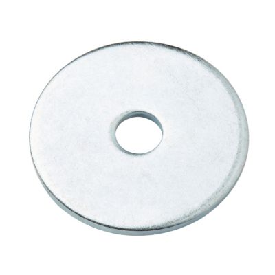 Rondelles plates larges de réparation en acier au carbone ø 10mm - 10 pièces