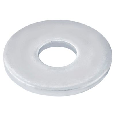 Rondelles plates larges en acier au carbone ø 6mm - 10 pièces
