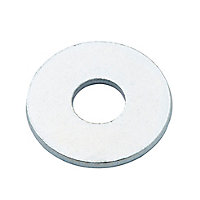 Rondelles plates larges en acier au carbone ø 8mm - 10 pièces