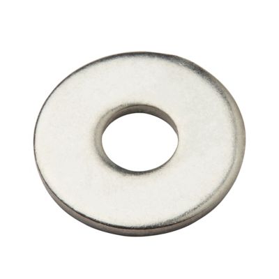 Rondelles plates larges en inox ø 10mm - 10 pièces