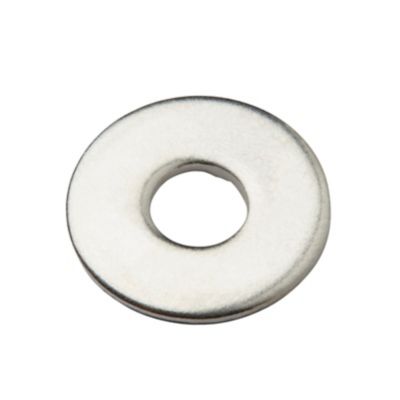 Rondelles plates larges en inox ø 6mm - 10 pièces