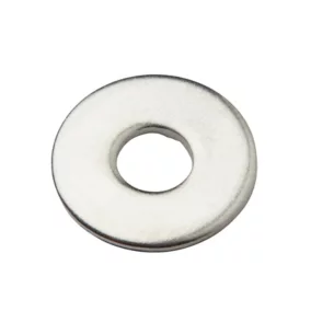 Rondelles plates larges en inox ø 6mm - 10 pièces