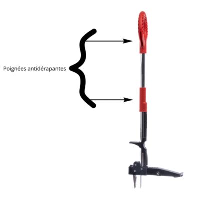 RootSlayer - VENTEO - Désherbeur Manuel et Extracteur de mauvaises herbes avec pédale
