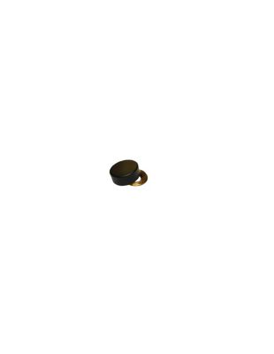 Rosace cyndrique ou cache vis (1 rosace et 1 cuvette de vis) Laiton noir Diamètre 20 Vis 5 à 6 - 10 pièces