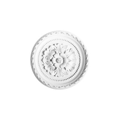 Rosace décorative au design de fleurs et feuilles R13 - L28 x H3,1 x L28cm - ORAC DECOR