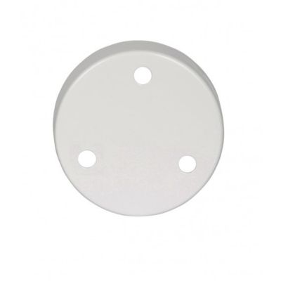 Rosace métal blanc 3 passages de câble  optez pour la qualité et le style
