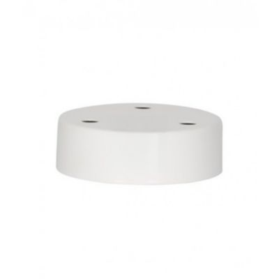 Rosace métal blanc 3 passages de câble  optez pour la qualité et le style