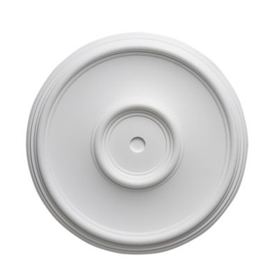 Rosace polystyrène Elsa ø35 cm blanc