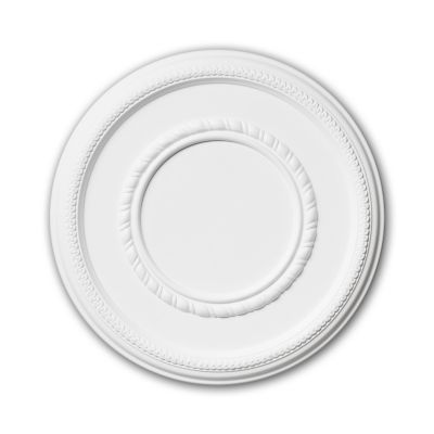 Rosace Profhome 156004 Élement pour plafond Élement décorative diametre 43,5 cm