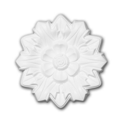 Rosace Profhome 156011 Élement pour plafond Élement décorative diametre 19,8 cm