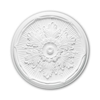 Rosace Profhome 156022 Élement décorative Élement pour plafond diametre 52,5 cm