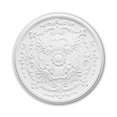 Rosace Profhome 156024 Élement décorative Élement pour plafond diametre 49,6 cm