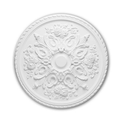 Rosace Profhome 156025 Élement décorative Élement pour plafond diametre 82 cm