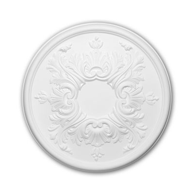 Rosace Profhome 156030 Élement décorative Élement pour plafond diametre 39,5 cm