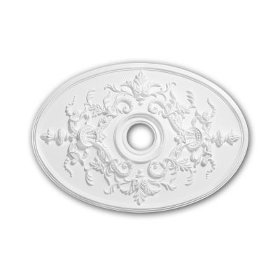 Rosace Profhome 156041 Élement décorative Élement pour plafond 78,5 x 54,4 cm
