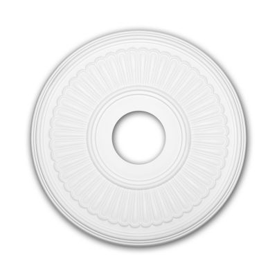 Rosace Profhome 156047 Élement décorative Élement pour plafond diametre 40,4 cm