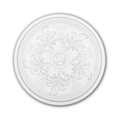 Rosace Profhome 156048 Élement décorative Élement pour plafond diametre 36,4 cm