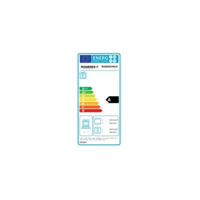 ROSIERES - Cuisinière 4 feux gaz catalyse RGG663CSW/E