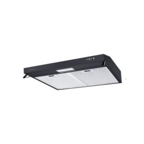 ROSIERES Hotte visière 60 cm 348 m3/h noire - RHC638/1PN