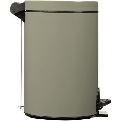 ROSSIGNOL - Poubelle Elora 14l gris vert mat lisse