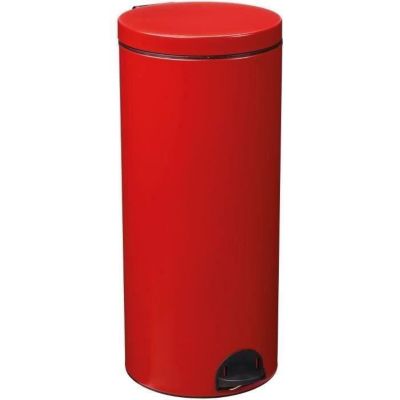 ROSSIGNOL - Poubelle Elora 30l Rouge mat lisse