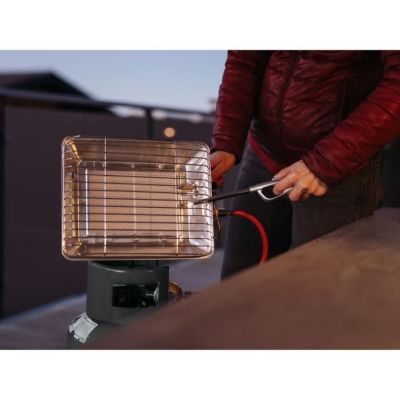 ROTHENBERGER Chauffage mobile infrarouge - Brasero - Gris
