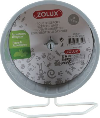 Roue d'exercice avec pied métal ø12 cm Zolux gris