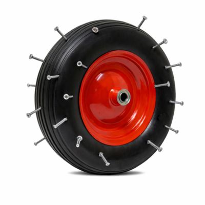 Roue de Brouette Increvable  3.50-6    260Kg + Axe  20mm