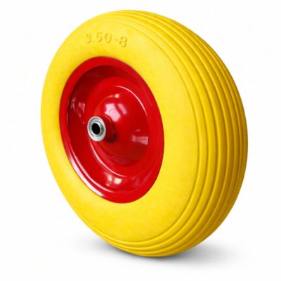 Roue de Brouette Increvable  3.50-8    260Kg + Axe  20mm