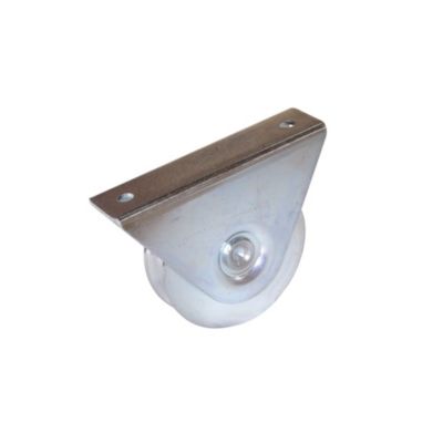 Roue gorge pour portail coulissant ø20mm L.116 x l.38 x H.85mm