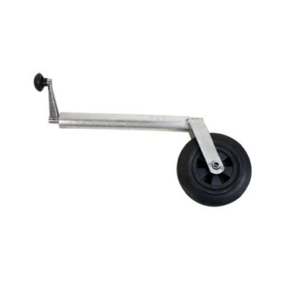 Roue jockey remorque 200 mm tube 48 mm réglable charge 180 kg robuste et stable