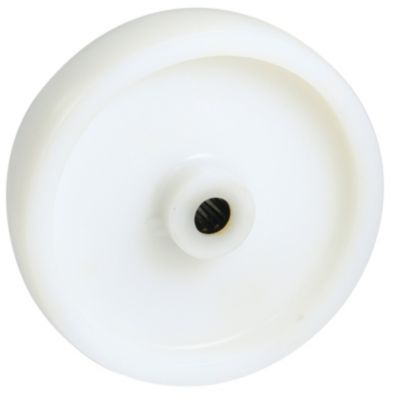 Roue polyamide 6 blanc 125mm - AVL - 290110A